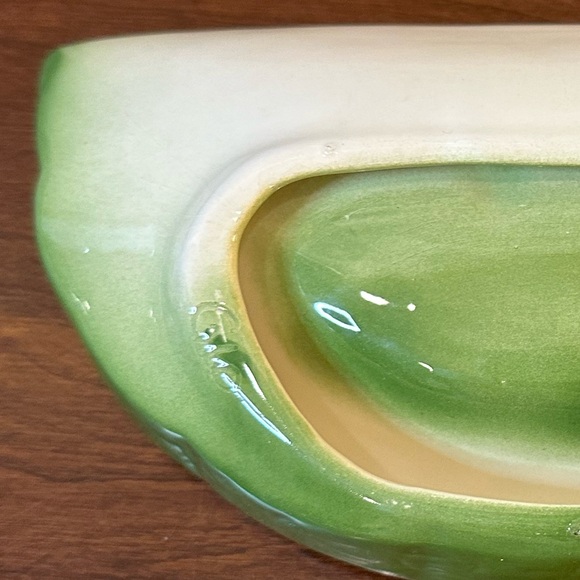 🌟5xHP🌟VTG 1970s-80s Set of 2 Glazed Ceramic Watermelon Slice Plates Hobbyist - Picture 14 of 15